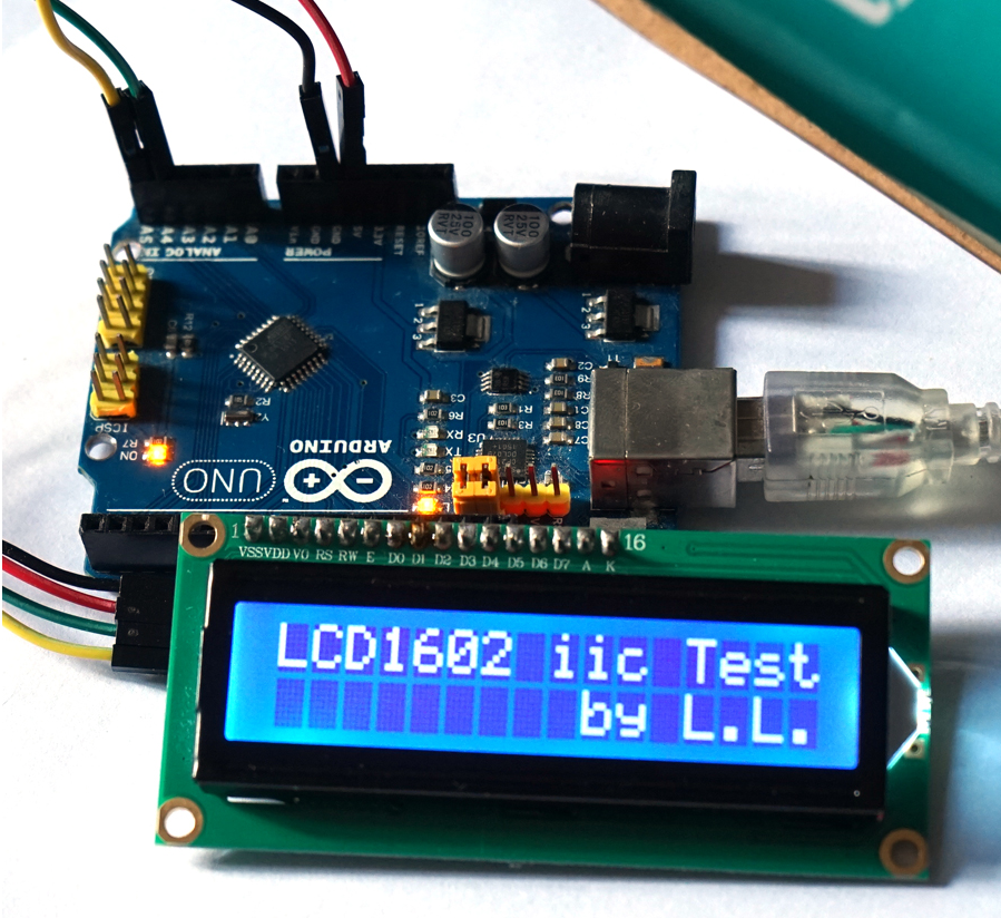 Arduino 和LCD1602液晶屏 I2C接口实验-开源基础软件社区