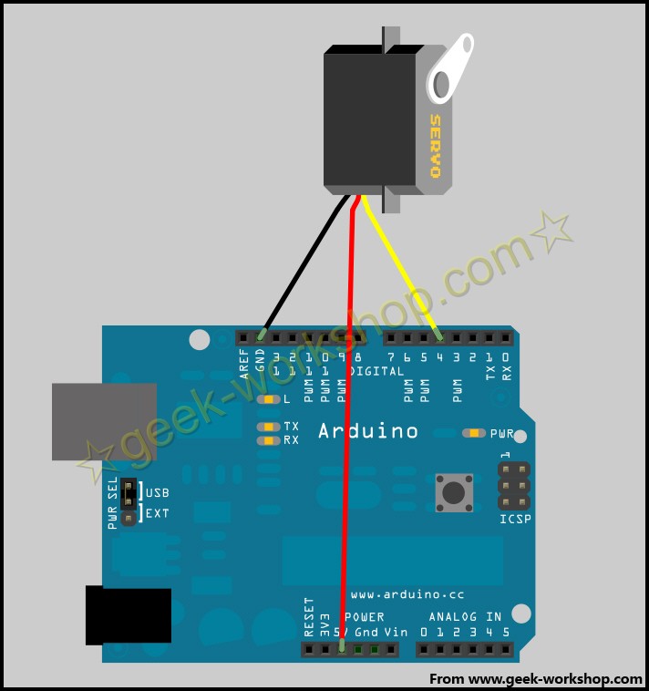 Arduino 舵机-开源基础软件社区