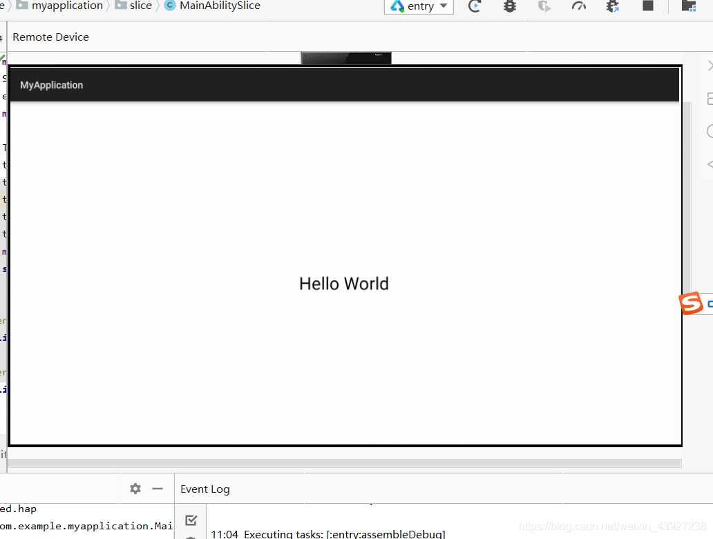 使用HUAWEI DevEco Studio工具开发第一个hello word程序-鸿蒙开发者社区