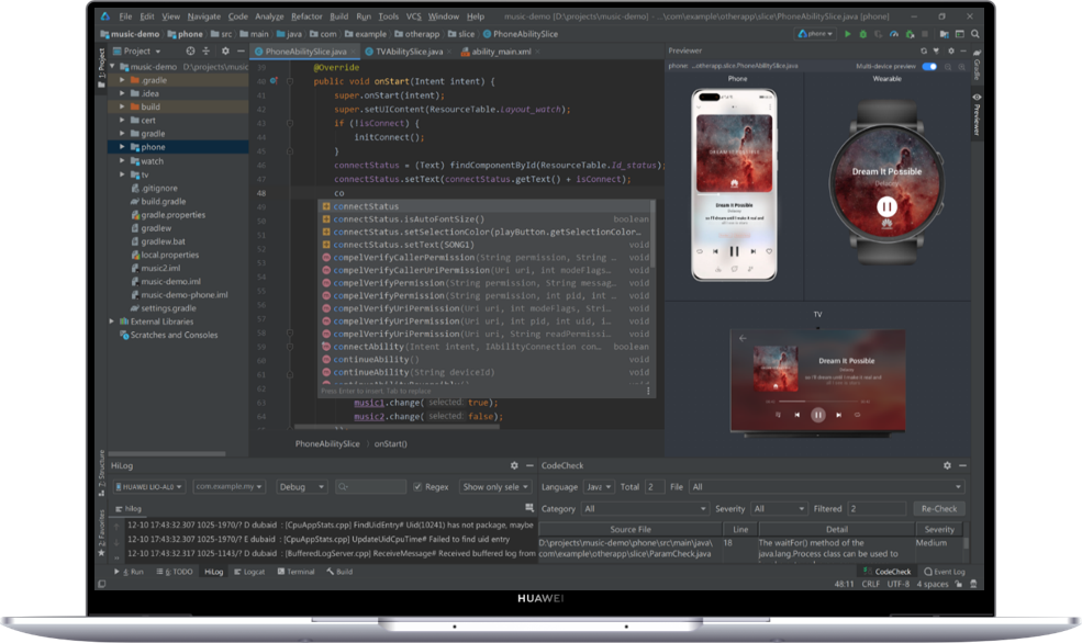 升级啦！DevEco Studio 2.0 Beta3全面支持HarmonyOS跨端应用开发-开源基础软件社区