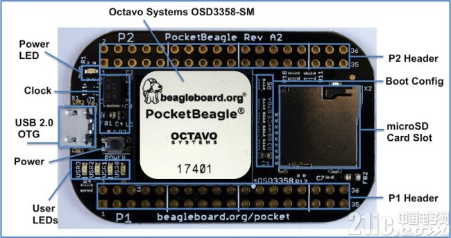 学Linux，选它就对了———PocketBeagle开发板评测-开源基础软件社区