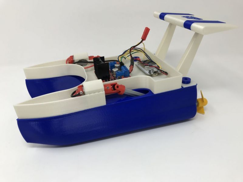 用 ESP32 开发板 DIY WI-FI 遥控船-鸿蒙开发者社区