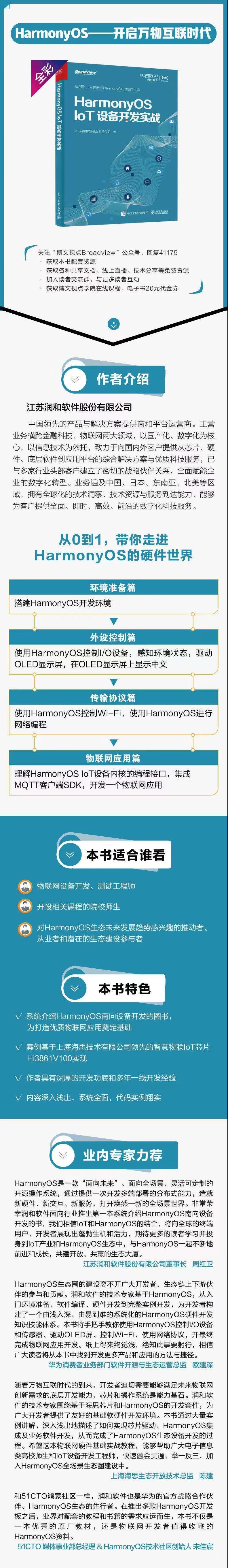 HarmonyOS IoT首著，走进万物互联的世界！-鸿蒙开发者社区