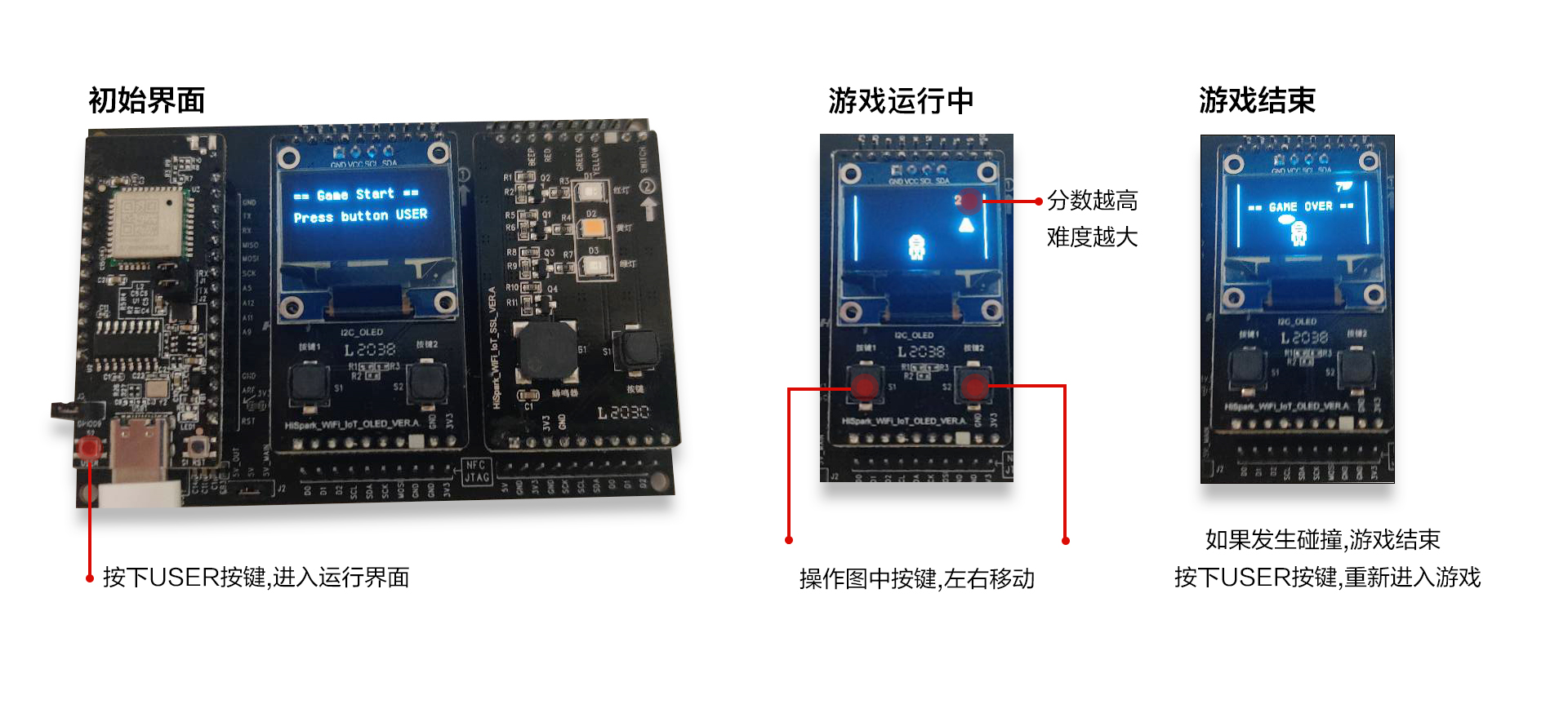 体验Hi3861开发版的太空人避障游戏-鸿蒙开发者社区