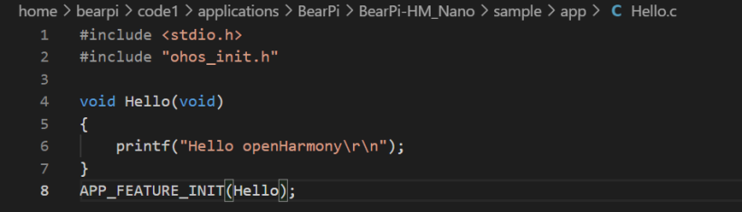 OpenHarmony基于BearPi_Nano打印Hello open Harmony-Led点亮闪烁-鸿蒙开发者社区