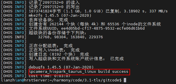 3516 L1 Linux版本成功启动！可以愉快地玩耍了~-鸿蒙开发者社区