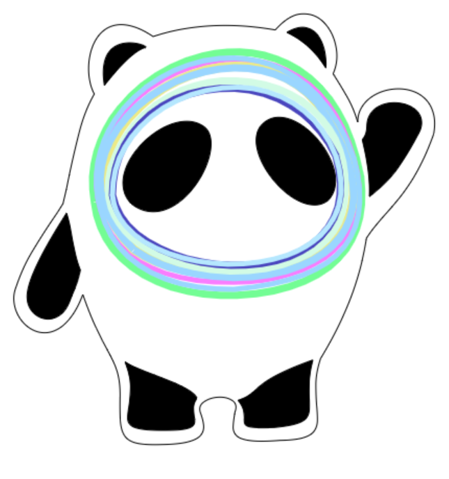 使用canvas绘制冰墩墩(贝塞尔曲线)-鸿蒙开发者社区 使用canvas绘制冰墩墩(贝塞尔曲线)-鸿蒙开发者社区