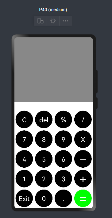 【木棉花】知识分享——设计计算器的UI界面-鸿蒙开发者社区