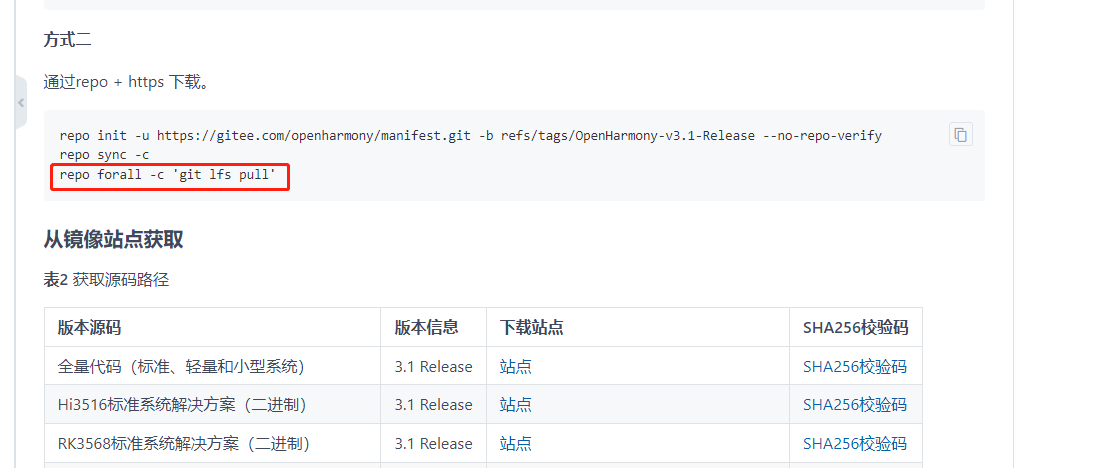 Project list error on project third_party_typescript: ManifestInvalidRevisionError:-鸿蒙开发者社区