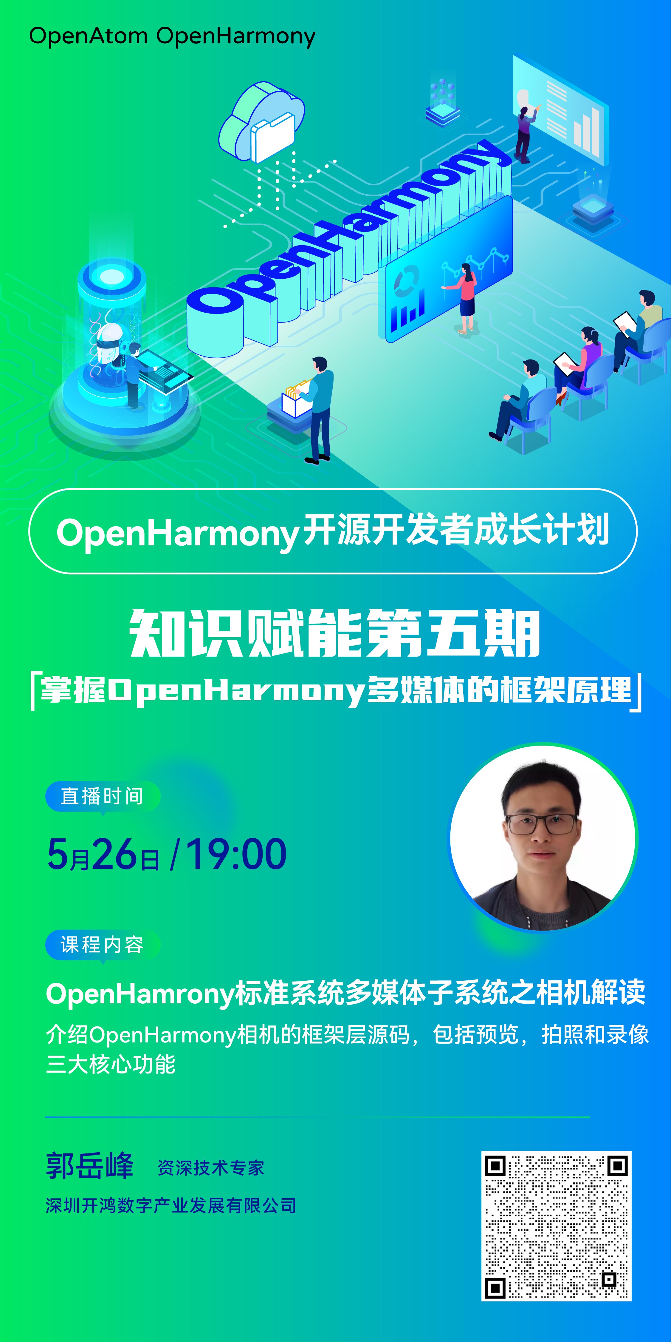 【直播回顾】OpenHarmony知识赋能五期第六课——子系统相机解读-开源基础软件社区