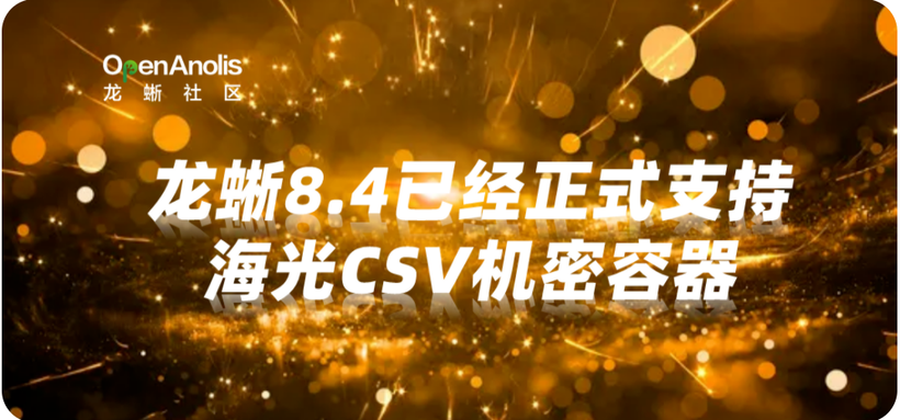 携手中科海光，龙蜥社区正式上线首个 CSV 机密容器解决方案-鸿蒙开发者社区