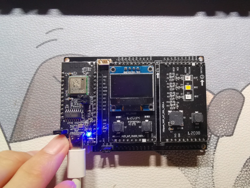 润和Hi3861学习笔记（一）——通过查询GPIO状态控制LED灯-开源基础软件社区