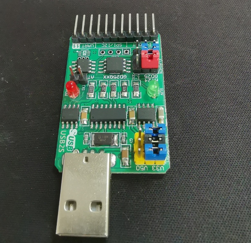 可编程 USB 转串口适配器开发板的详细接口与功能-鸿蒙开发者社区