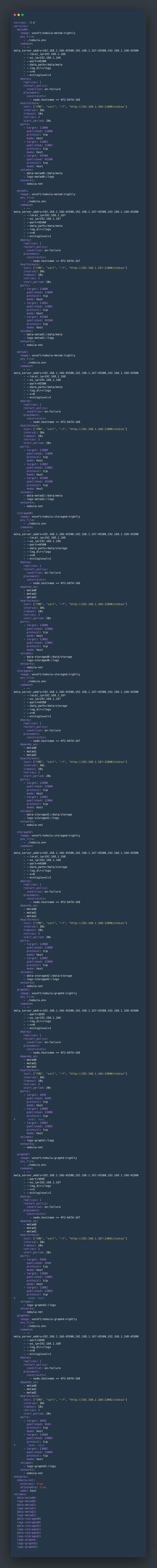 用 Docker Swarm 快速部署 Nebula Graph 集群-开源基础软件社区