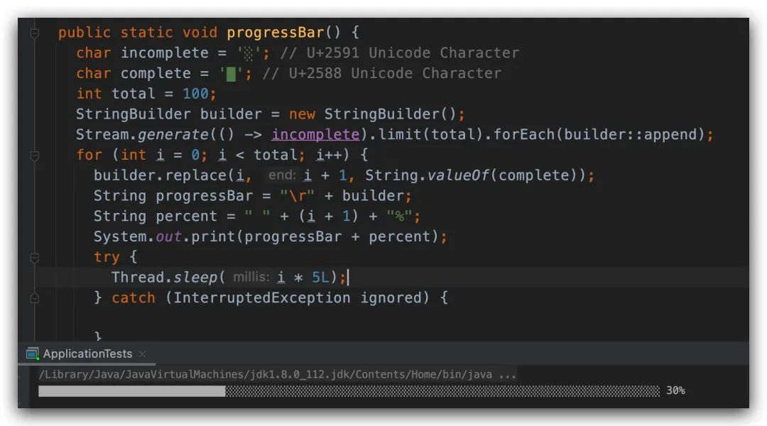 15 行 Java 代码实现一个标准输出的进度条-鸿蒙开发者社区