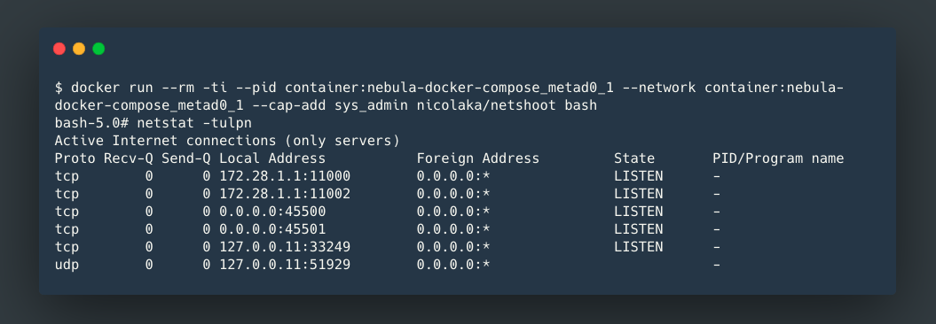 调试 Docker 容器内部的 Nebula Graph 进程-鸿蒙开发者社区