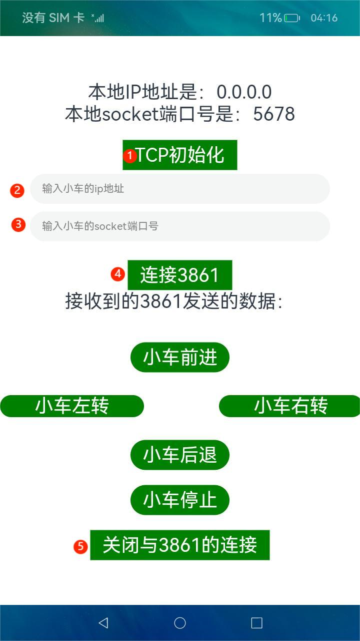 [OpenHarmony Socket通信]DAYU200遥控3861小车-鸿蒙开发者社区