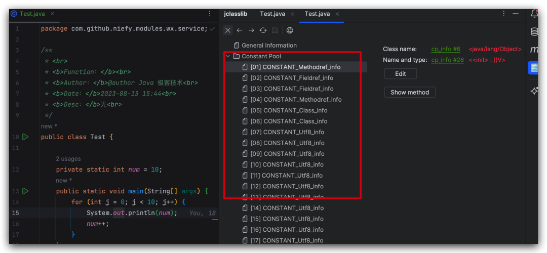 IDEA 字节码学习查看神器 jclasslib bytecode viewer-鸿蒙开发者社区