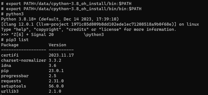 在OpenHarmony标准系统上使用Python调用C/C++的SO库(移植python3.8到OpenHarmony标准系统)-鸿蒙开发者社区