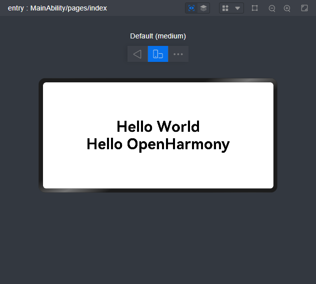 基于ArkTS语言的OpenHarmony APP应用开发：HelloOpenharmony-鸿蒙开发者社区