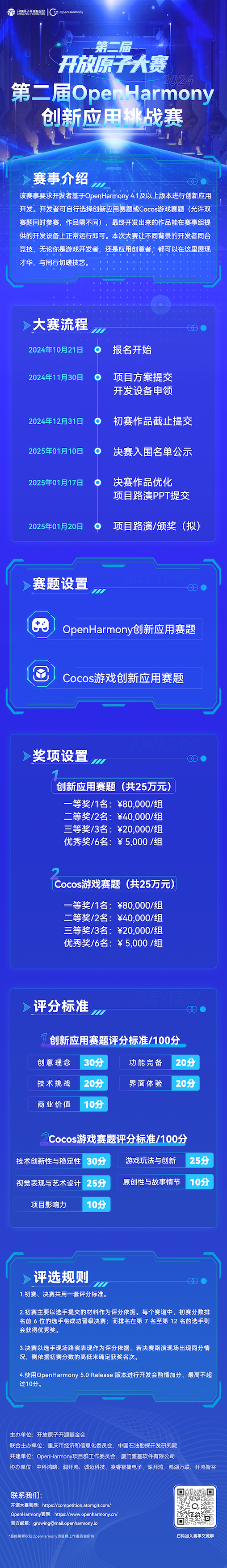 50万奖金池！开放原子大赛——第二届OpenHarmony创新应用挑战赛正式启动-鸿蒙开发者社区