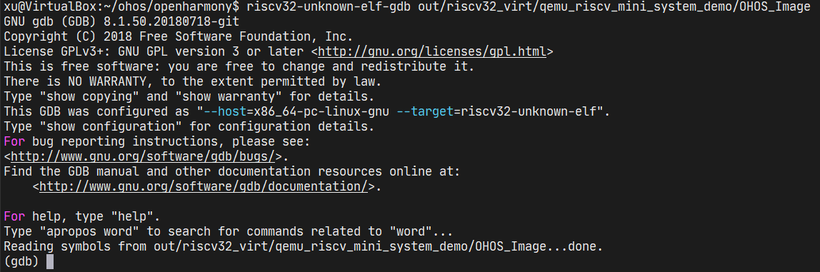 【开源鸿蒙】调试OpenHarmony轻量系统QEMU RISC-V版本-鸿蒙开发者社区