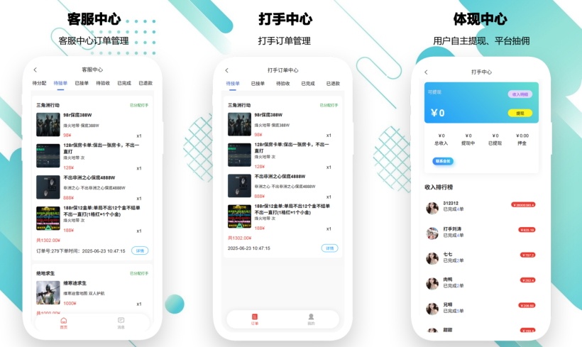 代练护航小程序源码:这套“双端代练护航系统”如何让代练员效率提升300%?-鸿蒙开发者社区 代练护航小程序源码:这套“双端代练护航系统”如何让代练员效率提升300%?-鸿蒙开发者社区